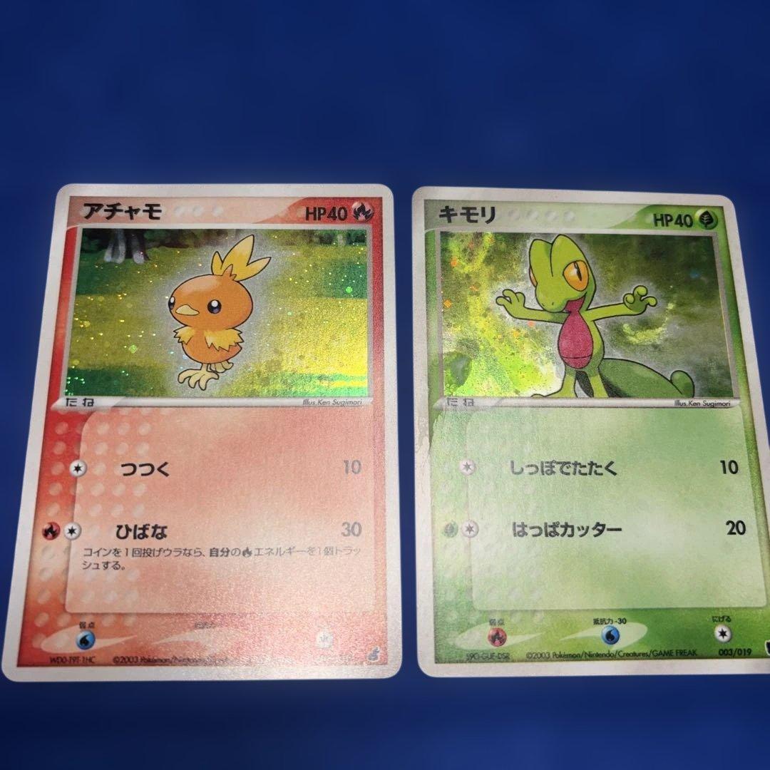 キモリ003/019、アチャモ002/019計 2枚