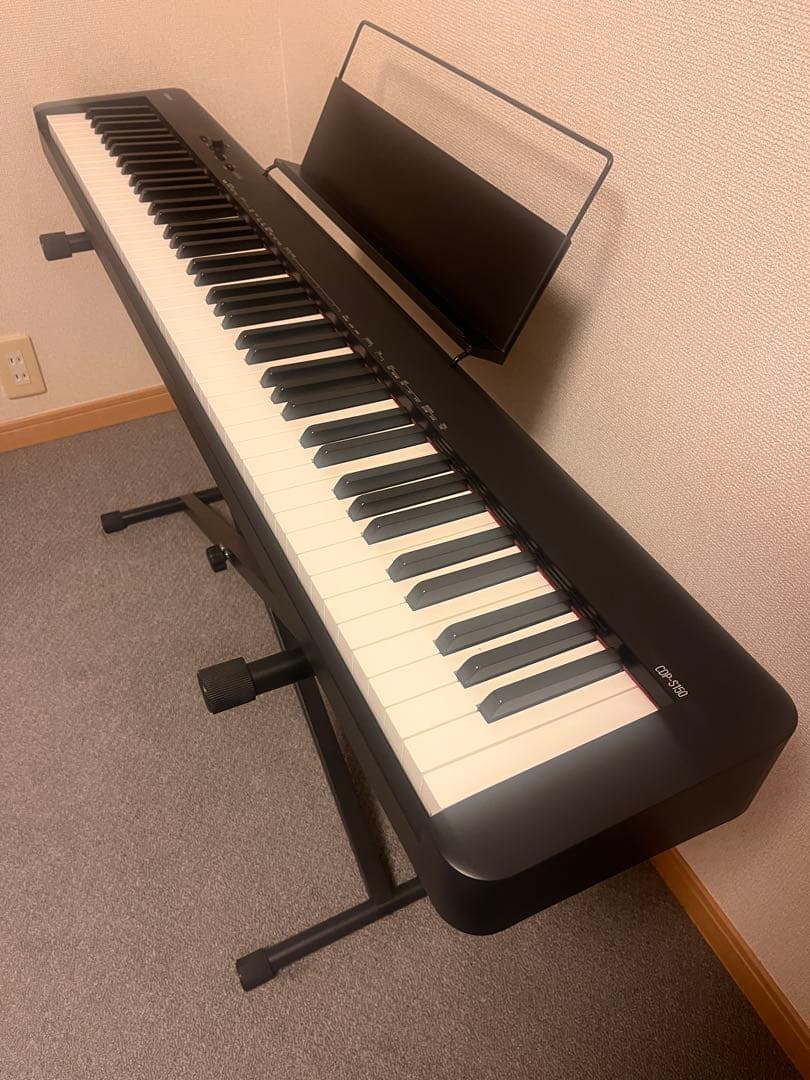 CASIO 電子ピアノ CDP-S150（88鍵盤）ブラック