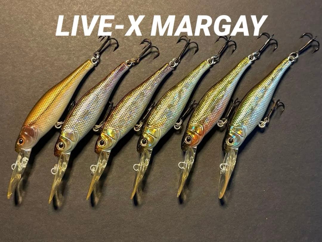 【MEGABASS】LIVE-X MARGAY 6個セット