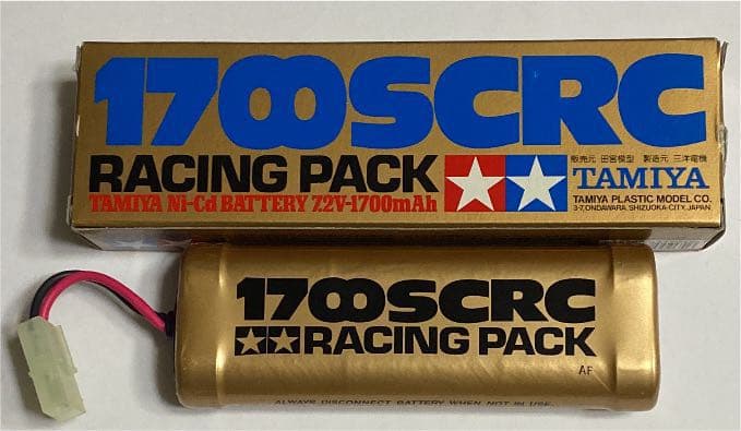 タミヤ、ニカドバッテリー　レーシングパック　1700SCRC