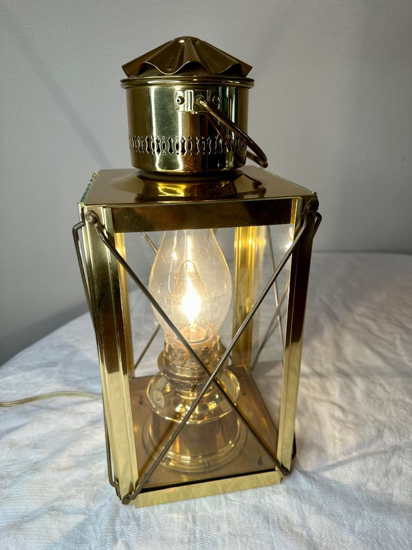 デンハーロッテルダム オランダ製 船舶燈ランプ 真鍮製②