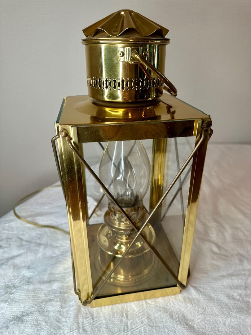デンハーロッテルダム オランダ製 船舶燈ランプ 真鍮製②