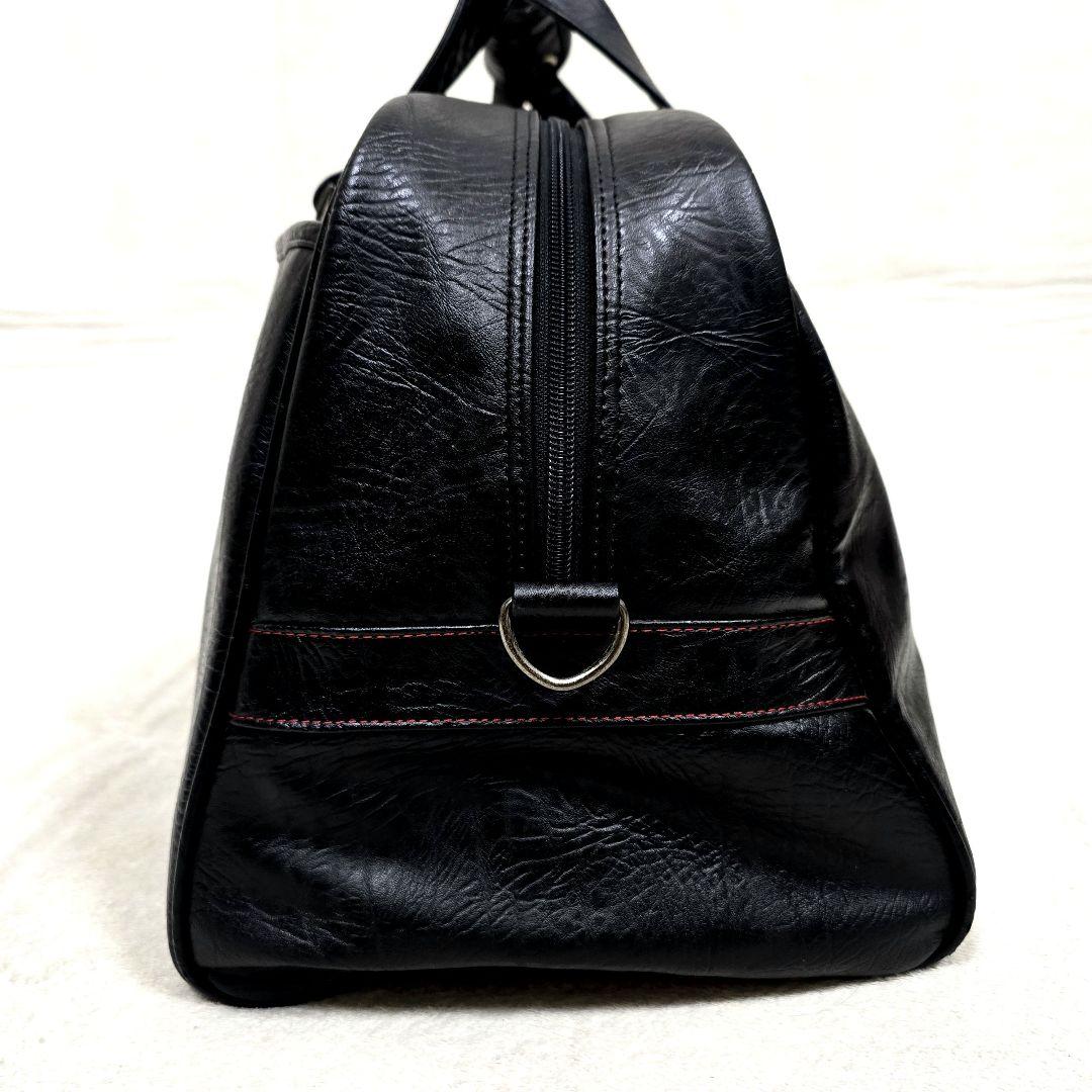 極美品タイトリスト 2way ゴルフバッグ ボストンバッグ レザー 大容量 黒