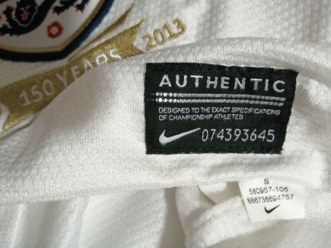 【正規品】イングランド代表　ケーヒル　ユニフォーム　150周年