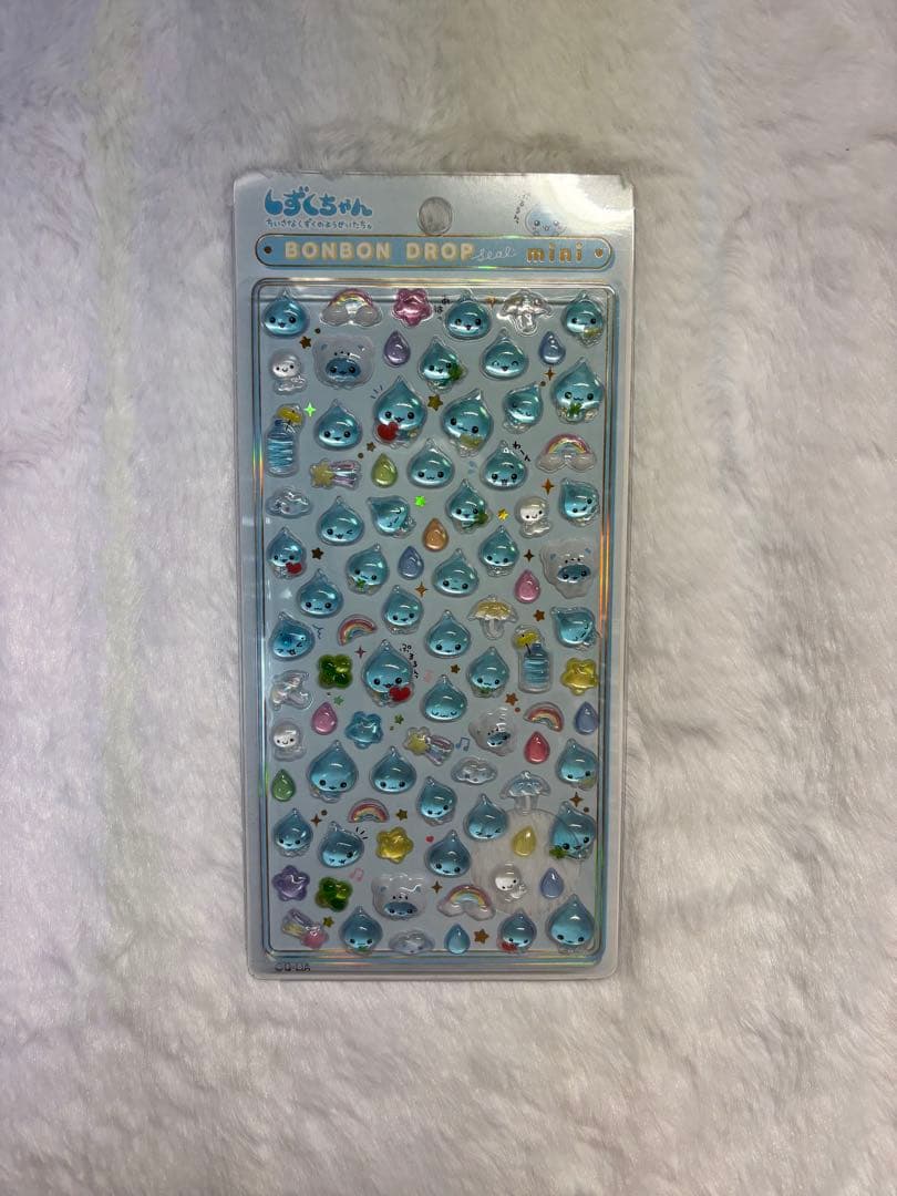 しずくちゃんシール　ボンボンドロップシール　おはじきシール　ウォーターシール