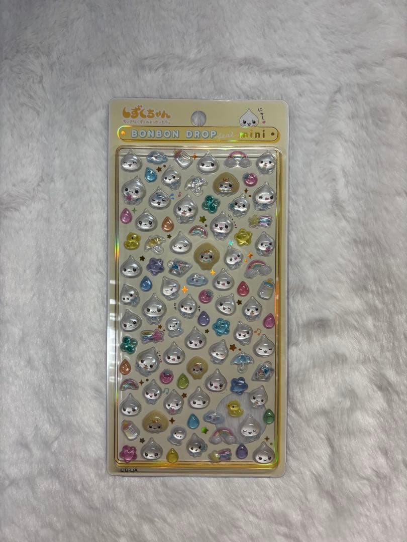 しずくちゃんシール　ボンボンドロップシール　おはじきシール　ウォーターシール
