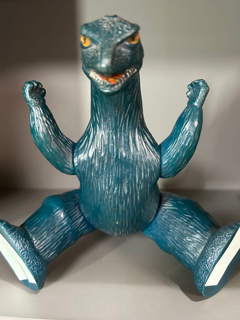 水爆大怪獣ゴジラ　ジャンク　破損　１期？　Ｊテール？　両足刻印なし足裏記名有り