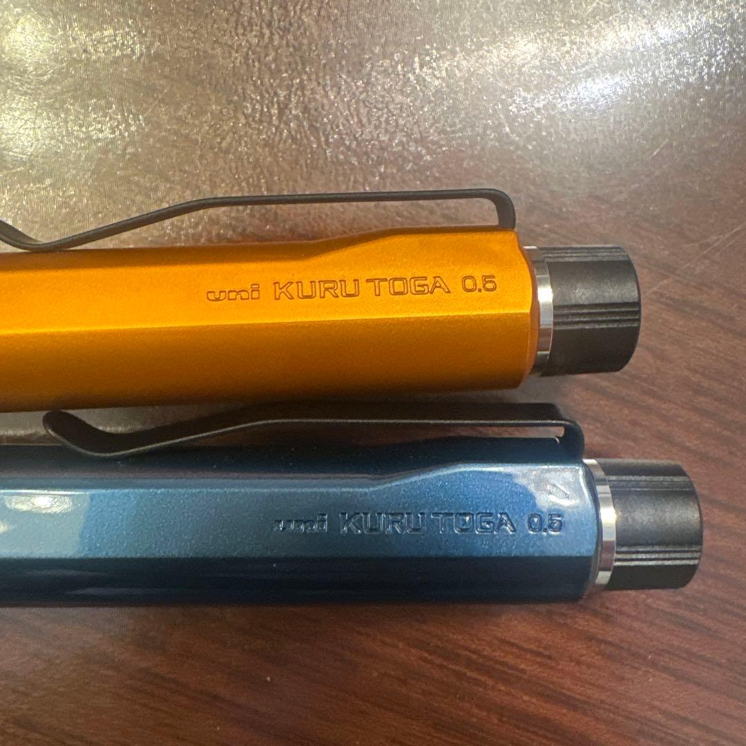 クルトガダイブ　0.5mm　ダークブルー　オレンジ2本セット未使用