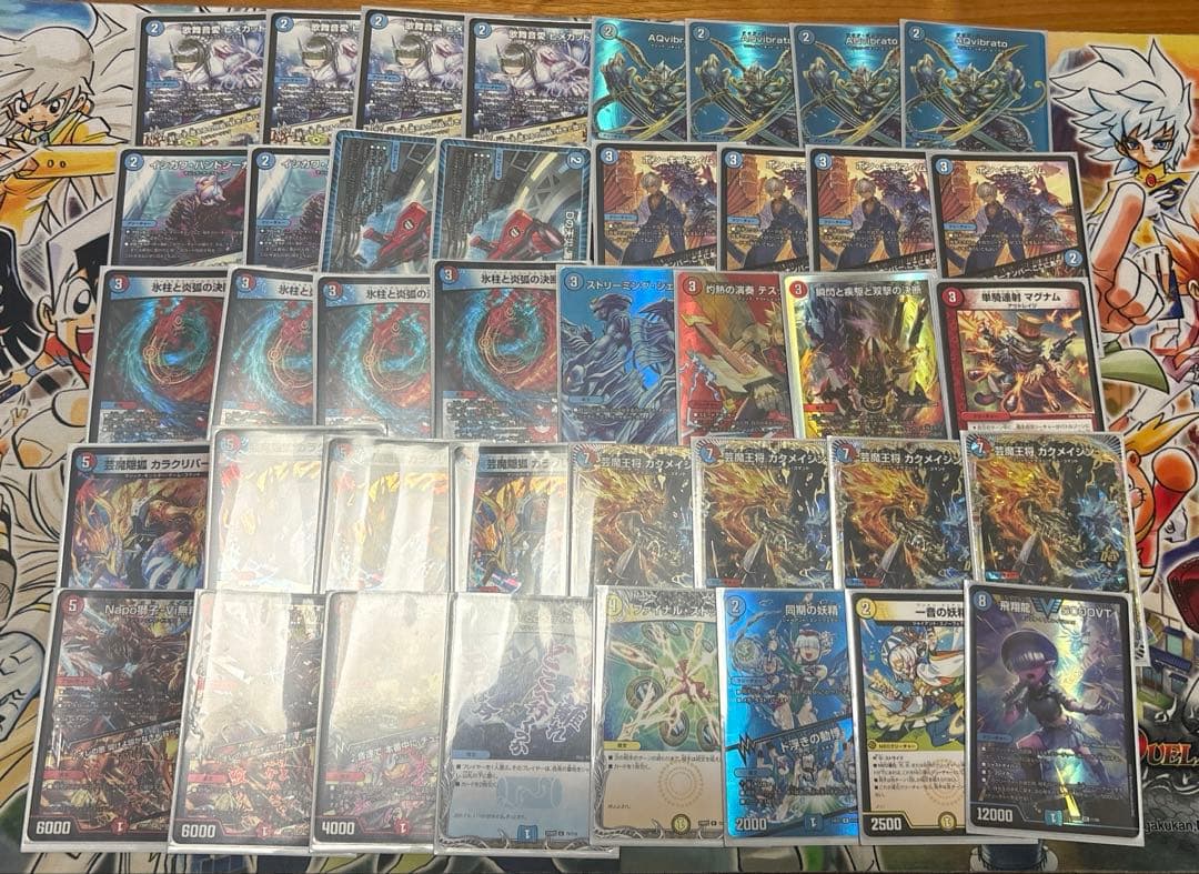 こ*ば様 赤青マジック　デュエマ　デッキ　5000vt 一音の妖精　匿名配送　g