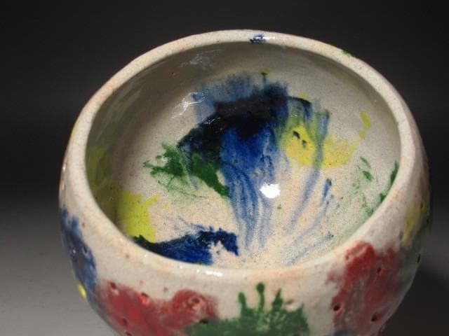 【セール】☆　出口王仁三郎　耀碗茶碗　復古　流石の一品です☆y525