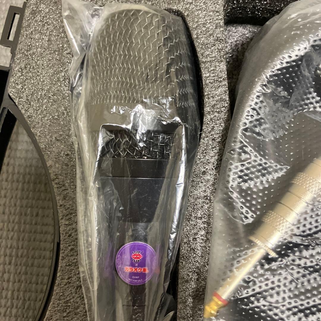 【超超激レア】「LIP×LIP」×「カラオケ館」コラボラッピングマイク（勇次郎）