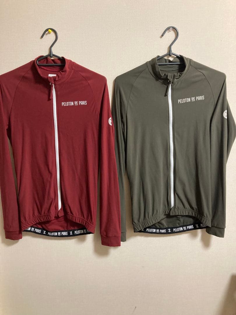 プロトンドパリ　サイクルジャージ　裏起毛　M サイクルウエア