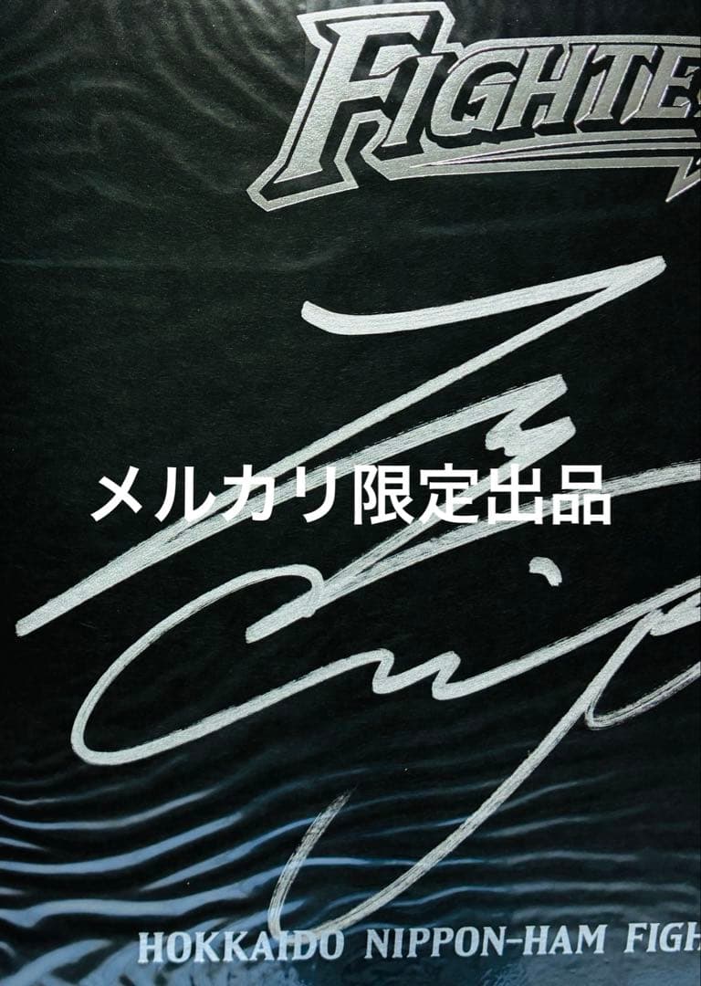 大谷翔平 直筆サイン入り黒色紙 北海道日本ハムファイターズ 背番号11 レア