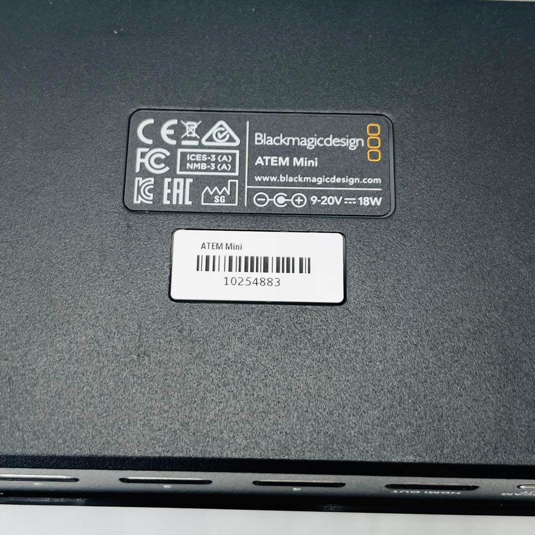 ブラックマジックデザイン　ライブプロダクションスイッチャー ATEM Mini