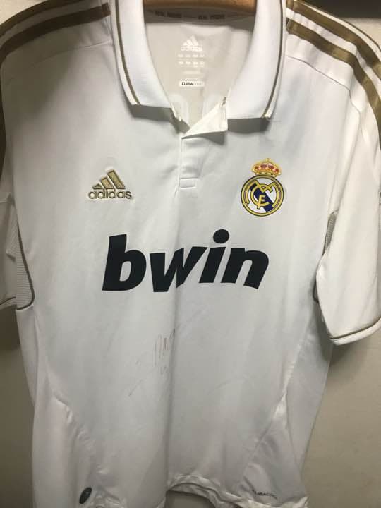 レアルマドリード 11/12 ユニフォーム セルヒオラモス直筆サイン入り