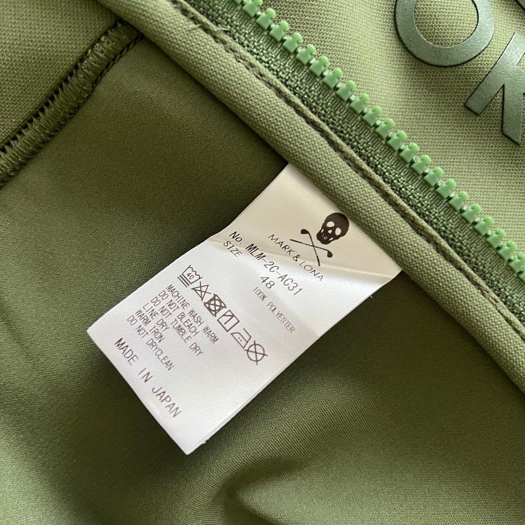 MARK&LONA マークアンドロナ　ハイネック　スウェット　メンズ　カーキ　L