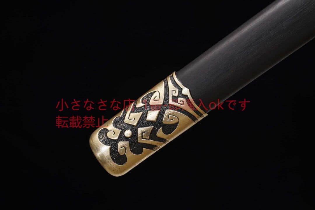 天鴻環首唐横刀普及版模様鋼  古兵器 武具 刀装具 日本刀 模造刀 居合刀