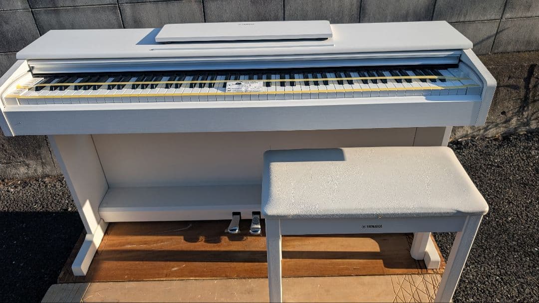送料込み YAMAHA 電子ピアノ YDP-144 20年購入激可愛い❤ほぼ新品