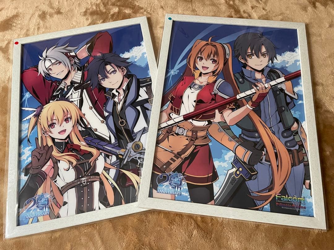 ピカットアニメ　空の軌跡　A3クリアポスター　額縁入り　2点セット