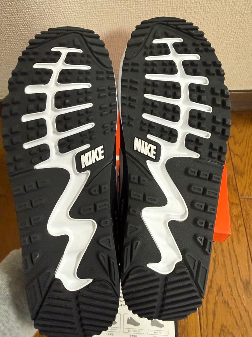 新品NIKEナイキゴルフエアマックス90ゴルフシューズ黒24センチレディース