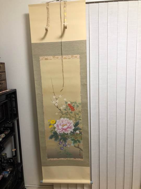 松村朱夏作 四季花