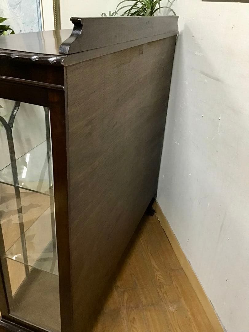 管220☆イギリス製☆アンティーク☆チャイナキャビネット☆マホガニー