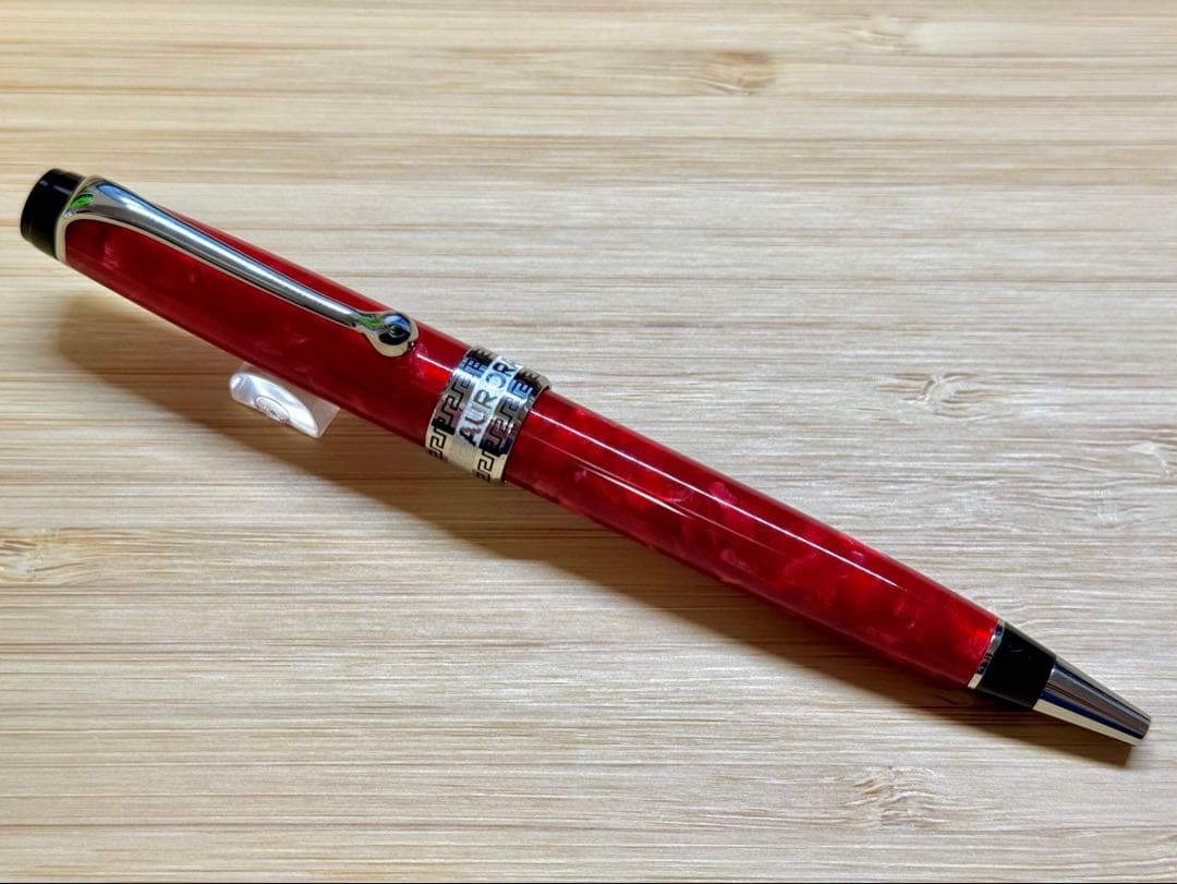 【美品】 アウロラ AURORA オプティマ ボールペン ロッソ 赤軸