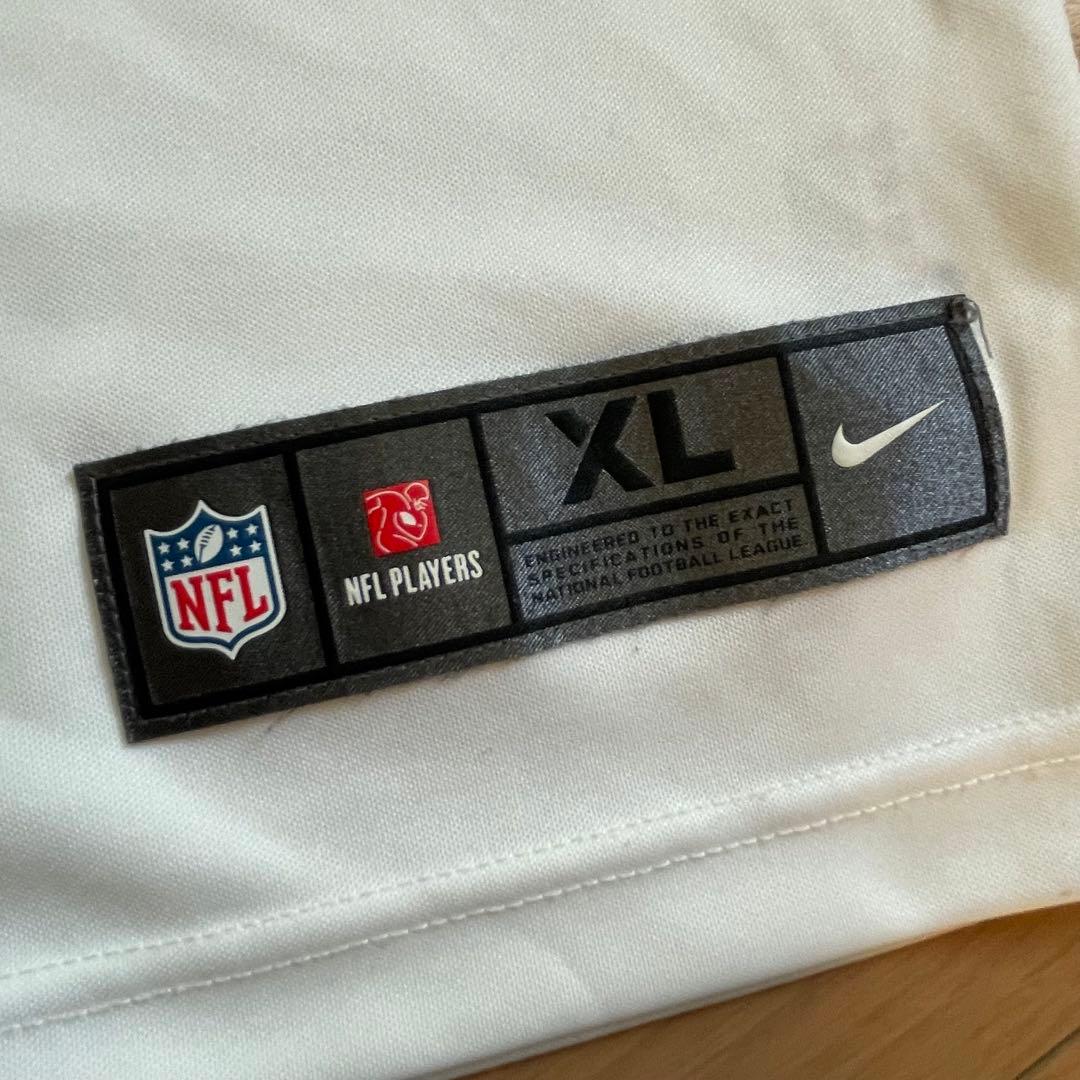 アメフト　レイダース　ジョシュジェイコブス　リミテッド　28番　白　XL