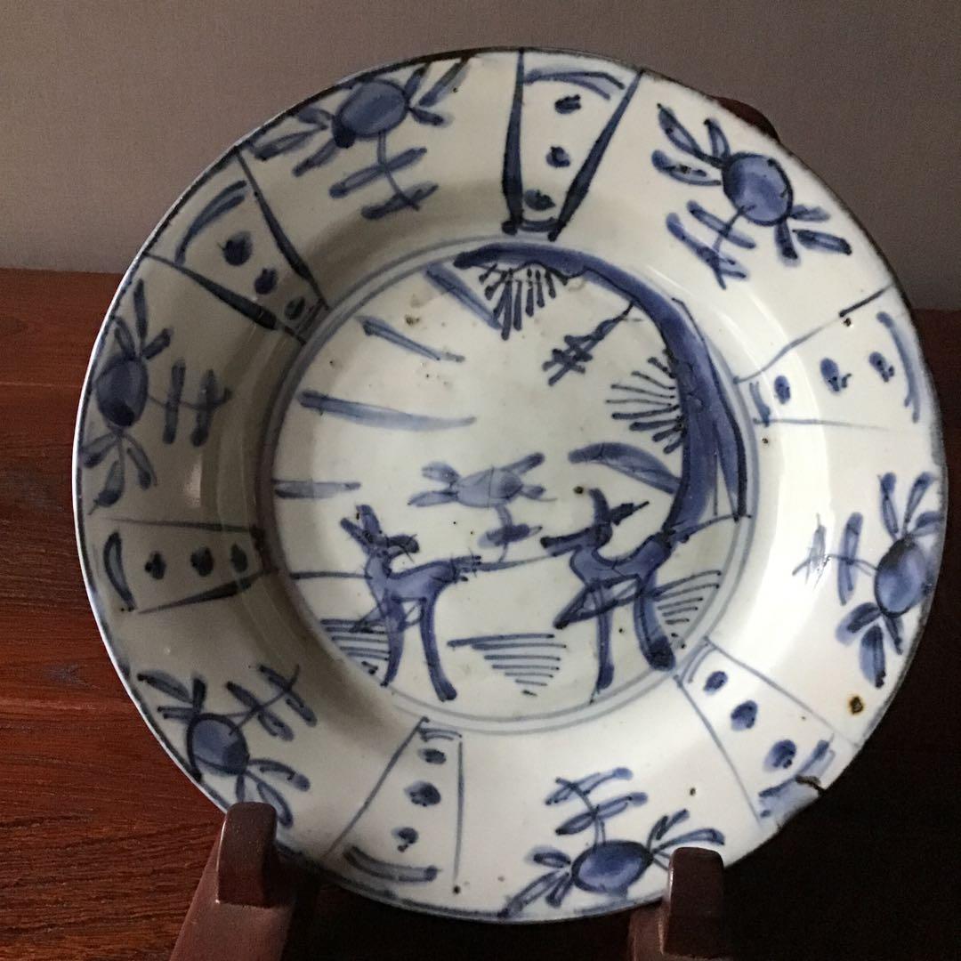 初期伊万里　芙蓉手　皿