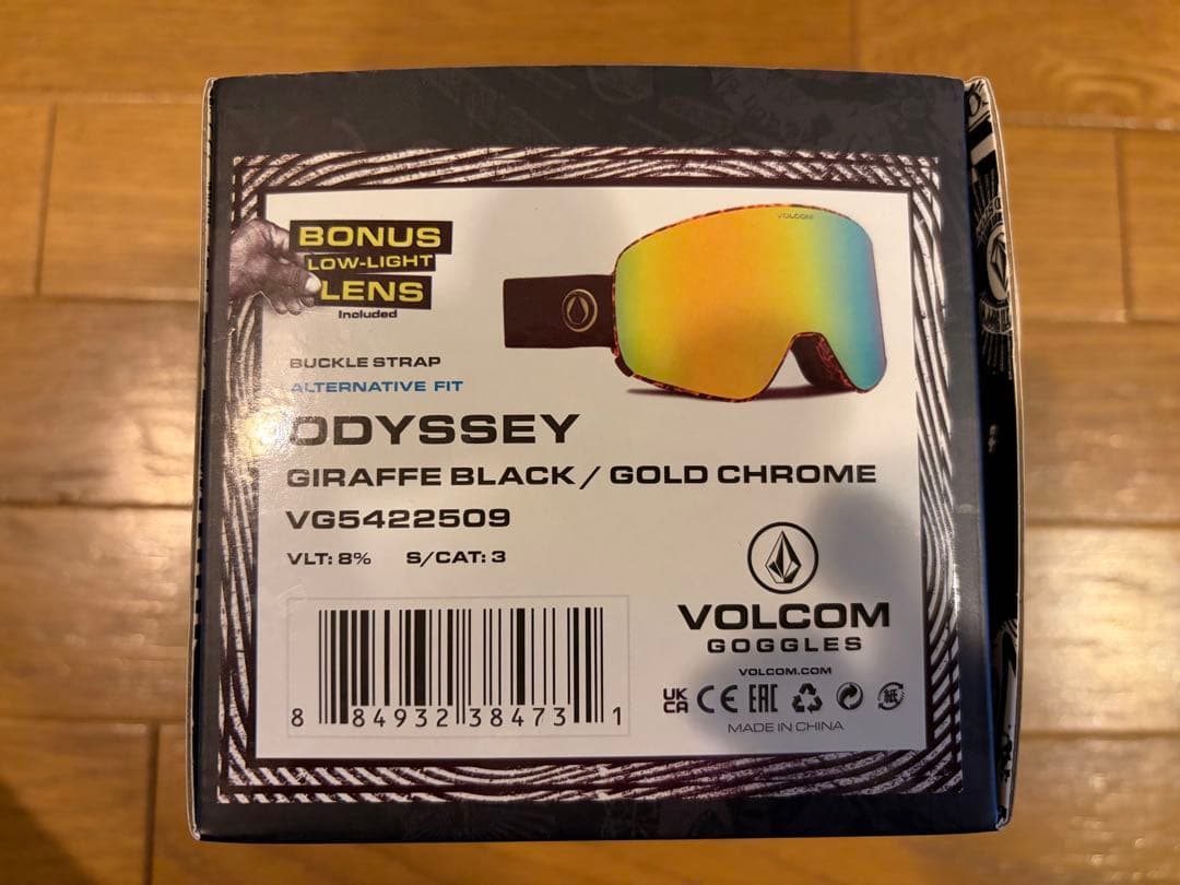 VOLCOM ゴーグル ODYSSEY GIRAFFE/BLACK GOGGLE