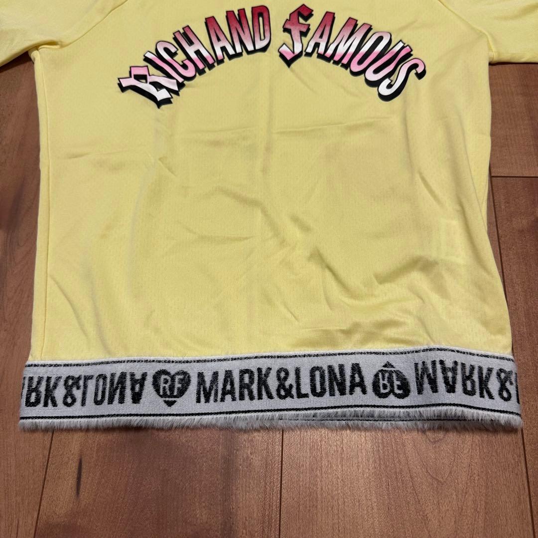 マークアンドロナ　サイズ38 イエロー　半袖　モックネック　丈短め　新品タグ付き