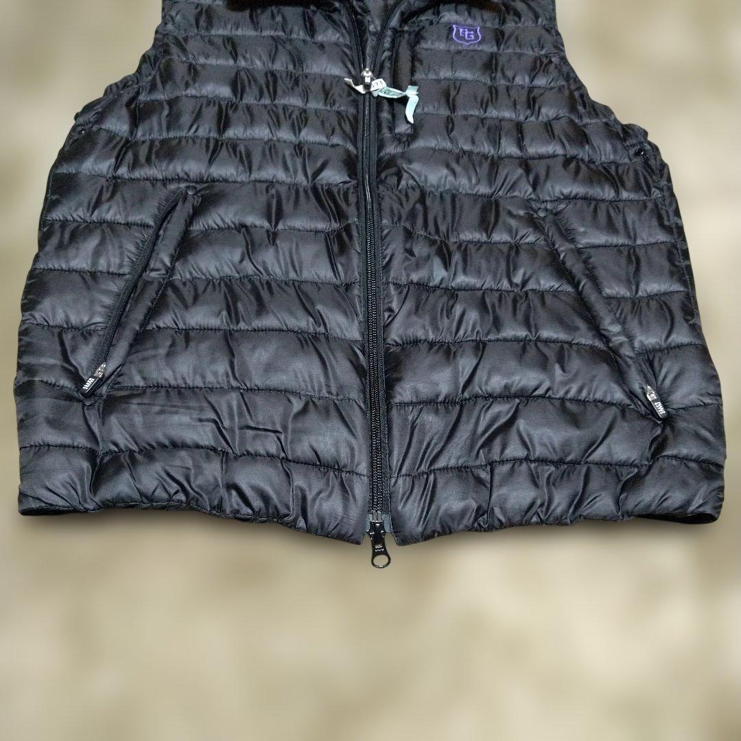 美品 PEARLY GATES パーリーゲイツ ブラック ダウンベスト サイズ4