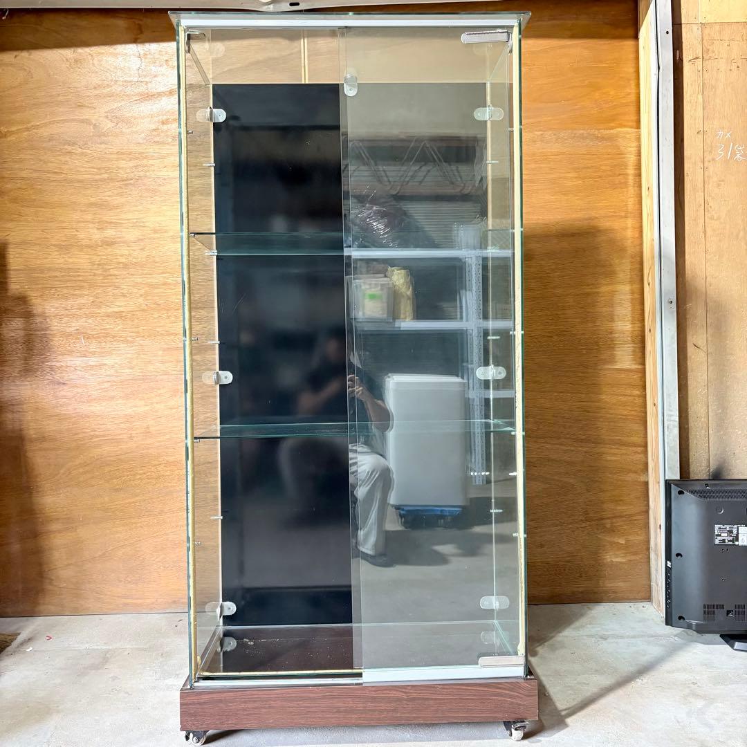 【福岡】【発送不可】 ショーケース 飾り棚 収納棚 コレクション 展示 玩具