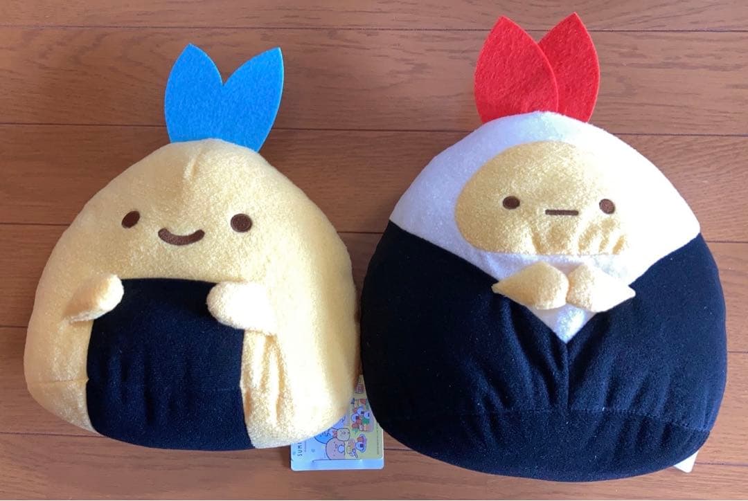 すみっコぐらし えびふらいのしっぽ あじふらいのしっぽ おにぎり ぬいぐるみ