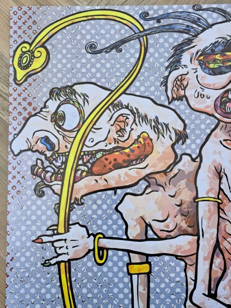 村上隆　魂の譲渡　ポスター　アート　人気画家　(草間彌生　奈良美智)