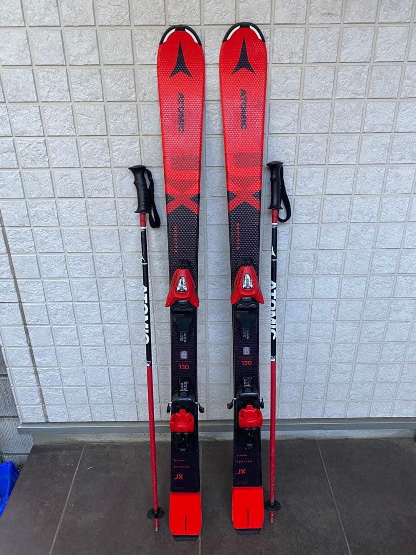 Atomic JX スキーセット 130センチ　ストック付き