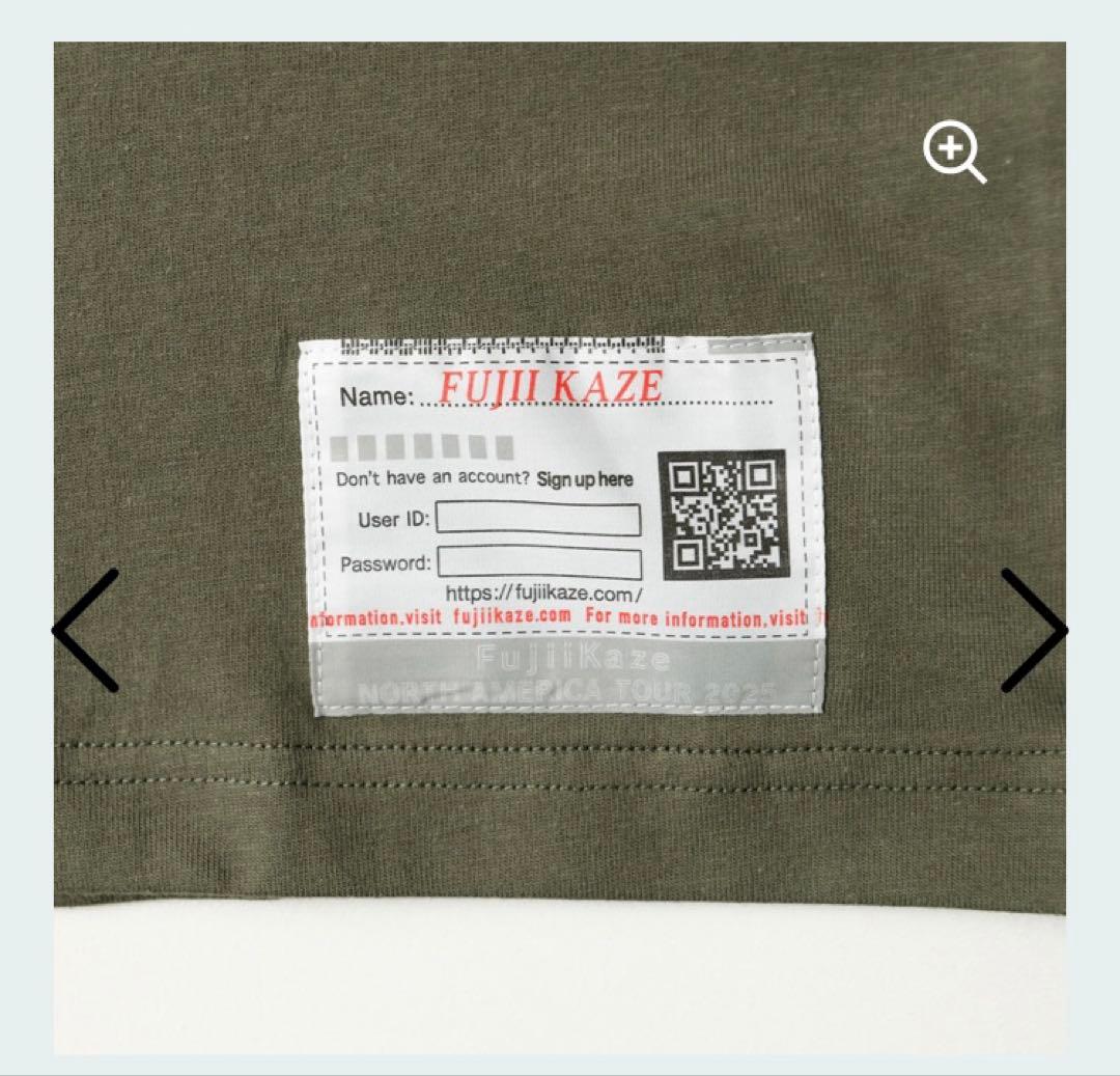 藤井風　北米ツアー限定　ポテチシャツ