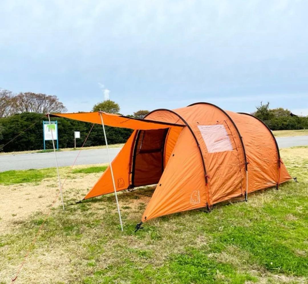 設営1回のみの美品 ノルディスク レイサ4 カシューブラウン