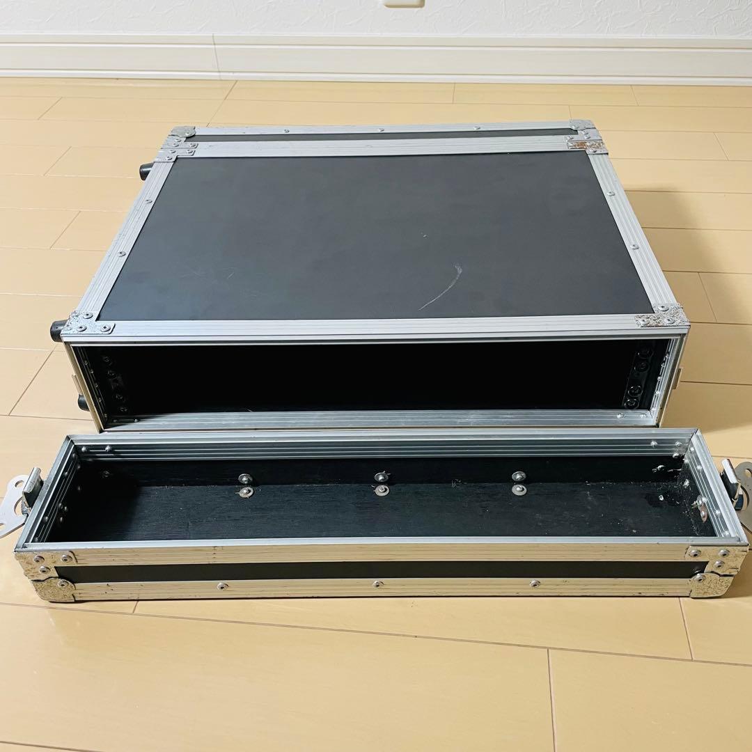 ラックケース 2U 機材用　ギター　ベース