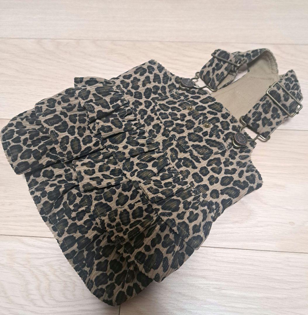 アズノウアズデワン　レオパード柄サロペスカート