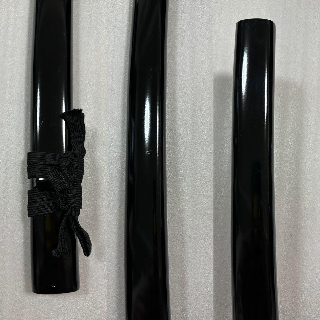 新品 薄刃 樋入り刀身 模造刀 打刀 黒鞘　鞘付き長さ約103cm