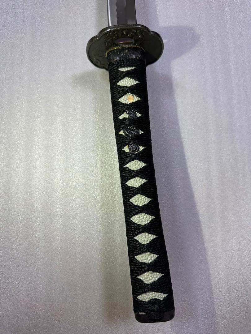 新品 薄刃 樋入り刀身 模造刀 打刀 黒鞘　鞘付き長さ約103cm