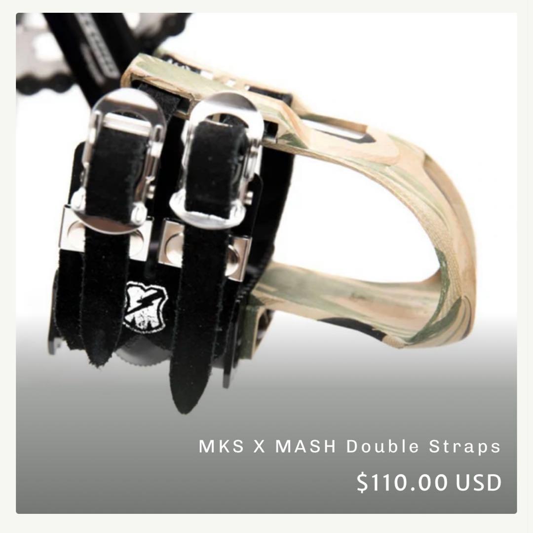 【新品 未開封】 ブラック MKS X MASH ダブルストラップ