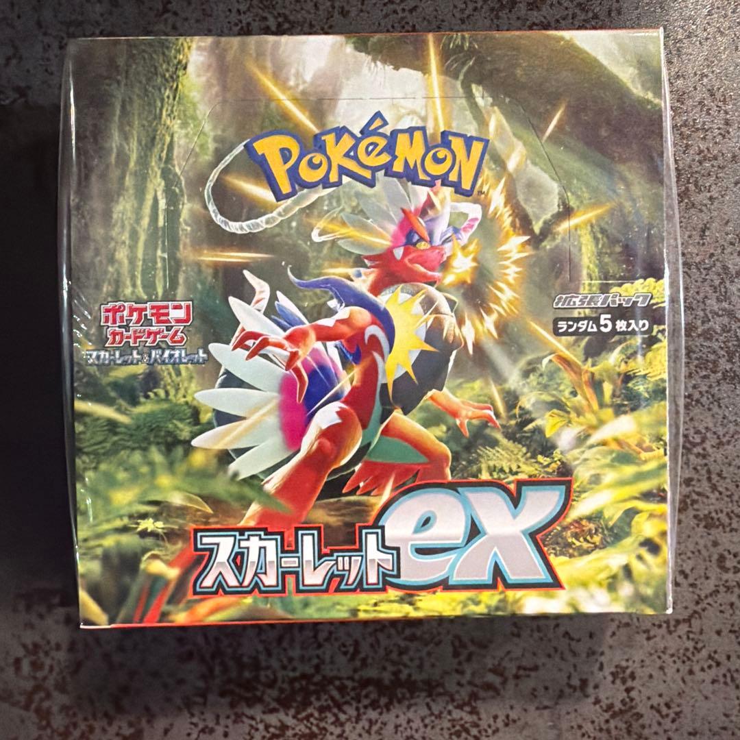 ポケモンカードゲーム スカーレットex 1BOX シュリンク付き