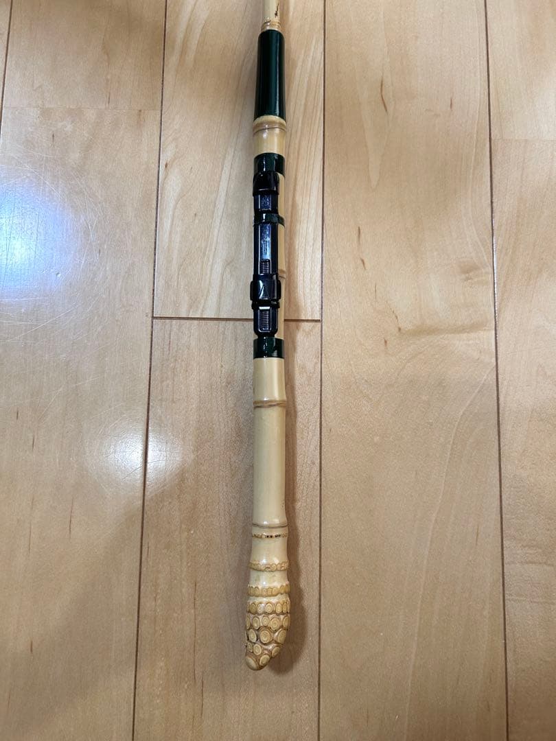 釣竿(ヘチ和竿、自作)