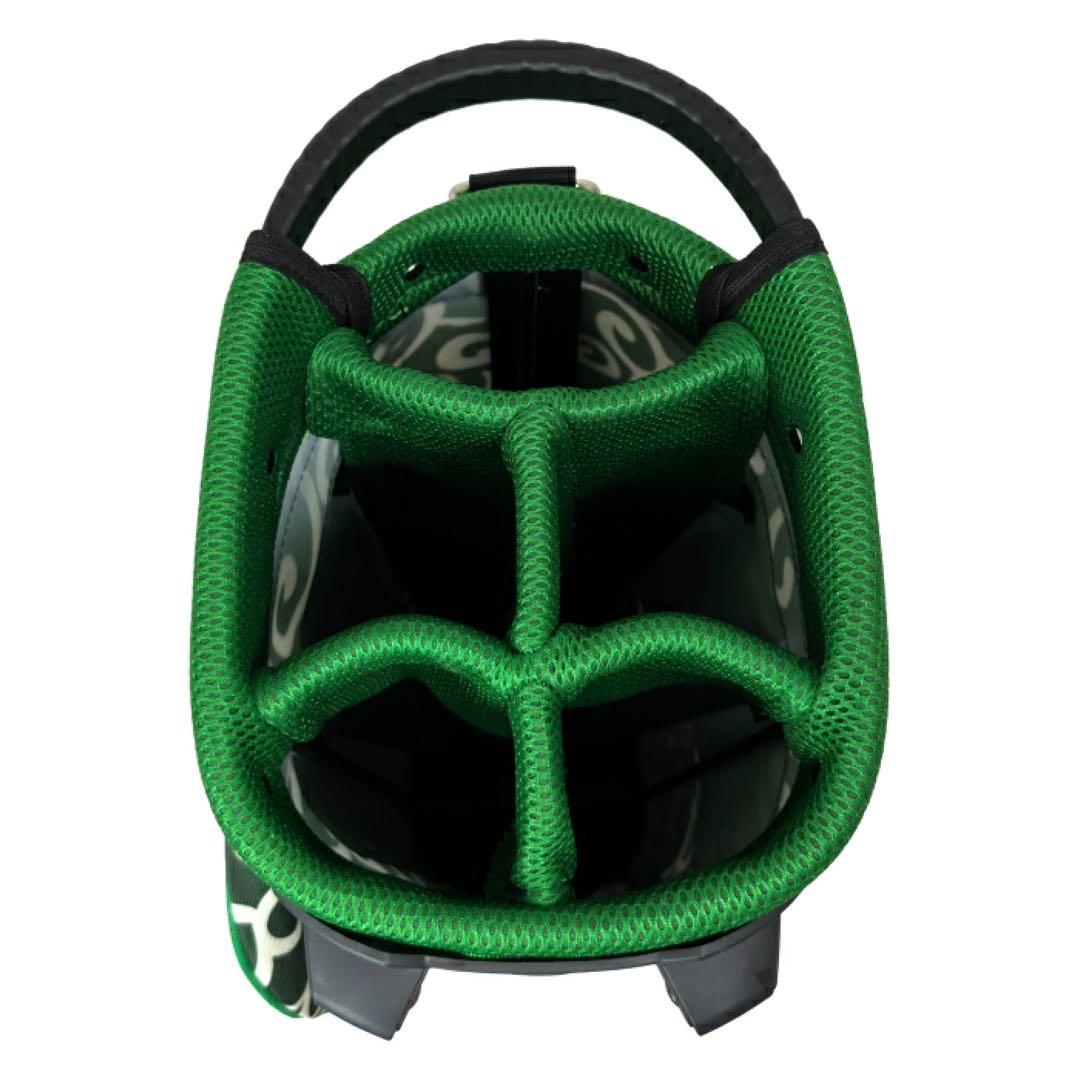 【新品】アズロフ AZ-STCB02 スタンド キャディバッグ 9型 唐草模様