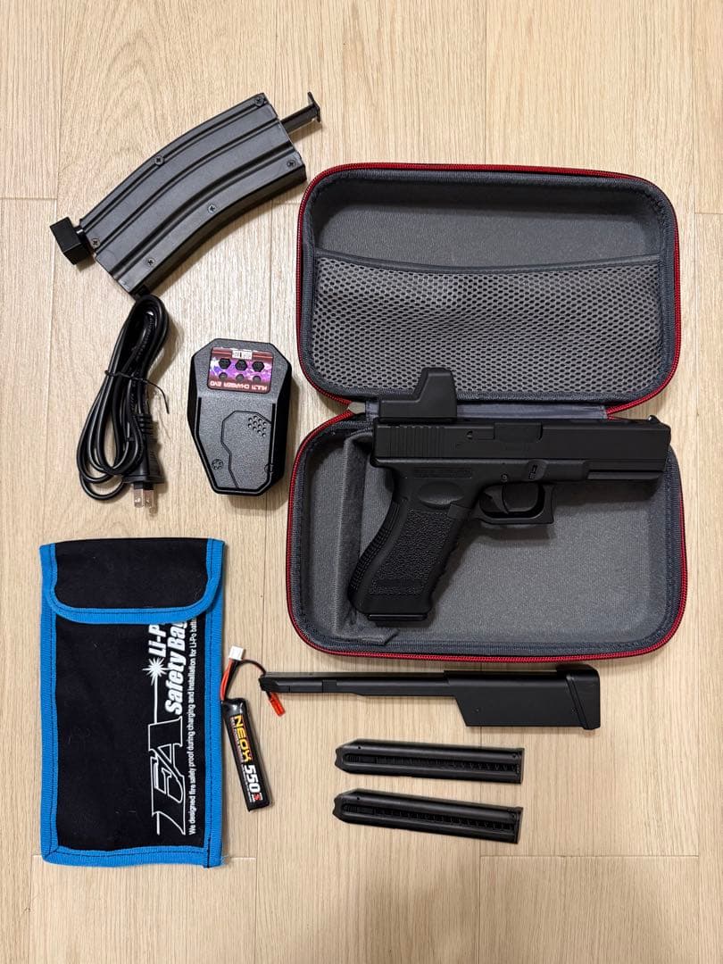 サバゲー　ハンドガン装備セット　GLOCK 18C