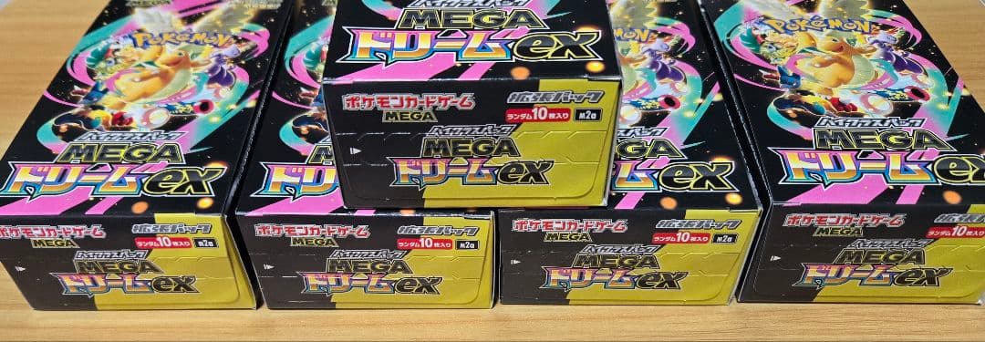 MEGAドリームex シュリンクなし 5BOX ポケモンカードゲーム
