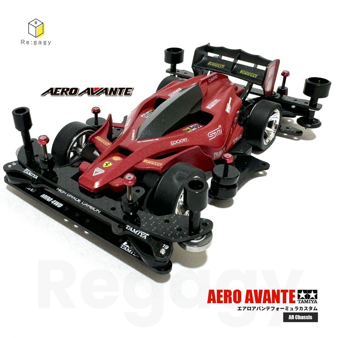 ミニ四駆 エアロアバンテ ARフォーミュラカスタム 塗装済み 完成品 未走行