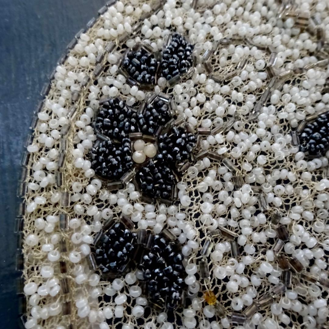 アンティーク ビーズ ヘッドドレス アート作品 フランス ブロカント